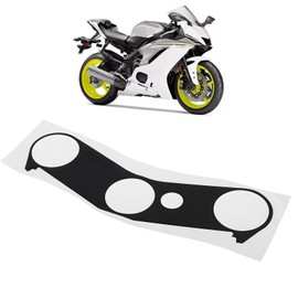 Briny River Carbon Look Top Yoke Protector Sticker Compatible with Yamaha YZF R6 2006–2017 Fork Clamp Cover