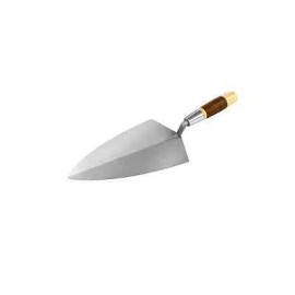 Bon Pro Plus 11" Carbon Steel Brick Trowel With Leather Handle