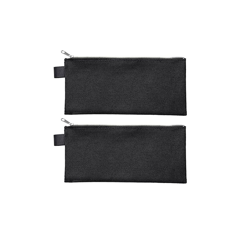 VELOFLEX A290501 Bank Bag with Zip, DIN Long, Pack of
