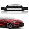 TJHSM Mesh Front Bumper Grille Black Assembly Kit without Trailer