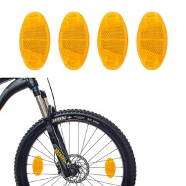 SSHUIKKAI Set of 4 Spoke Reflectors Bicycle Children, Cat Eyes Bicycle Children, Reflectors Bicycle Spokes, Reflector Bicycle, for Road Bike, MTB Trekking Bike & Children's Bicycle