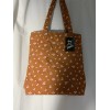 Art Class Canvas Front Pocket Floral Tote Girls Rust Brown