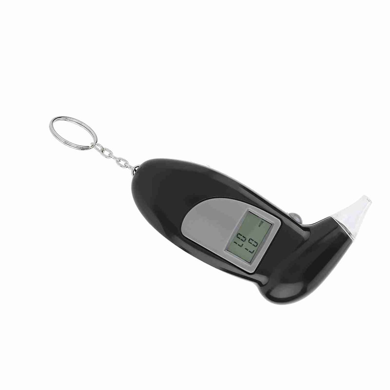 Digital LCD Screen Alcohol Breath Tester Portable Keychain Breath Analyzer