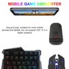 Half Hand Gaming Keyboard and Mouse Combo Laelr 35 Keys
