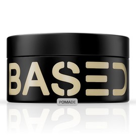 BASED Pomade for Men, Quality Hair Care with Medium Hold, Natural Shine & Fragrance, Easy to Apply & Great for All Hair Types, Hydrating and Nourishing Pomade (3 Oz Pack of 1)