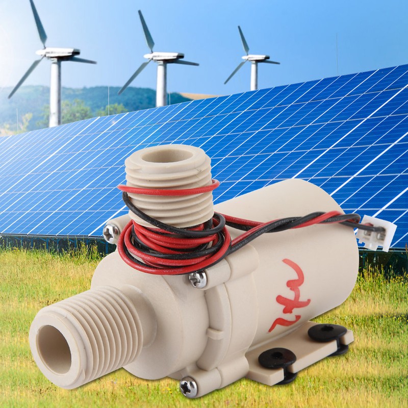 24V 8L/min Circulation Water Pump Brushless Motor Solar Hot/Cooling Water