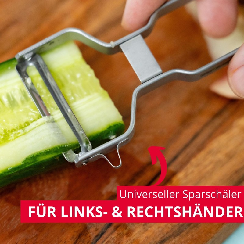 Westmark Stainless Steel Peeler - Sturdy Classic U Peeler with