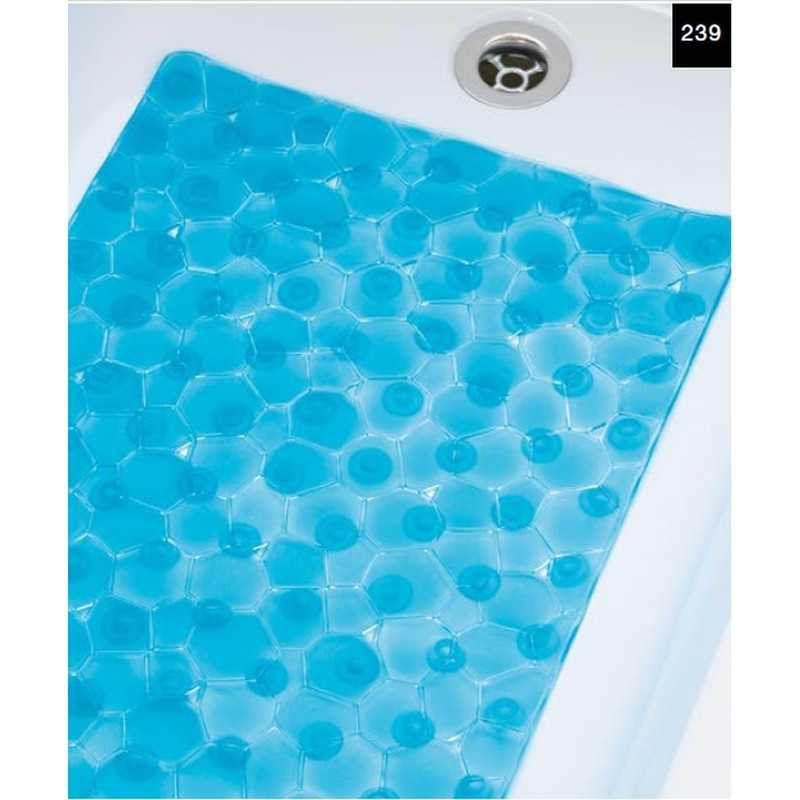 Spirella 10.13518 Bionic Clear Plastic Bath Mat 71 x 36
