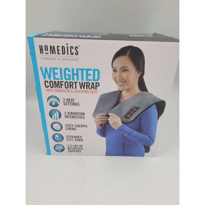 Homedics Weighted Comfort Wrap Vibration&Soot