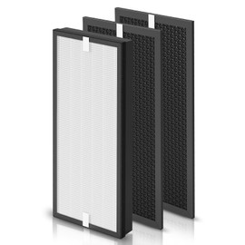 XD6065 & XD6075 Replacement Filter, Compatible with Rowenta PU4020 Intense Pure Air Purifier, also fits PU4010 PU4015 PU4025, Part # XD6074U0 XD6075 XD6070 XD6060 XD6065