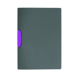 Durable 230408 Clip Folder Duraswing Color for 30 Sheets DIN A4, Bag 5-Piece, Anthracite with Pink Clip