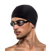 Fabric Swimming Cap for Men & Women - Comfortable, Durable