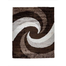 Rugsotic Carpets Hand Tufted Shag Polyester 5'x8' Area Rug Contemporary Multicolor K00014