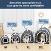 ANPPEX Large Igloo Dog House Indoor,2XL Size Dog Cave for