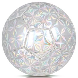 Size 4 Soccer Ball Glitter - Kids Aged 4-6 6-8 8-12 Outdoors Sports Training Ball Recreation Playing Ball Teens Girls Children Youth Back to School Birthday