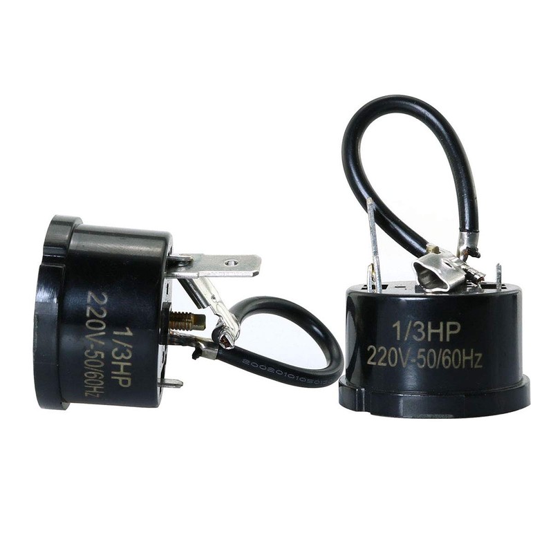 ToToT 2pcs 1/3HP-250W Refrigerator Thermal Overload Protector Compressor Replacement Part