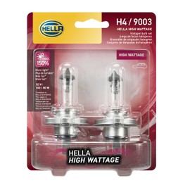 HELLA H4 100/80WTB High Wattage Bulbs, 12V