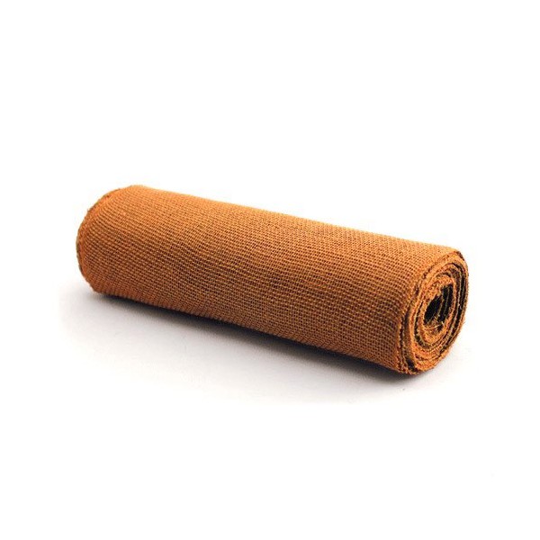 Koyal Wholesale Burlap Fabric Bolt, 20-Yard, Orange