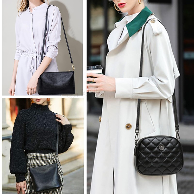 BEAULEGAN Crossbody Bag Strap Full Grain - Microfiber Leather -