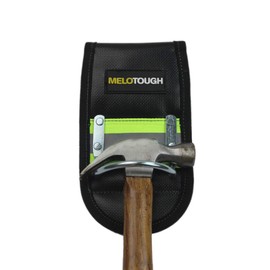 MELOTOUGH Heavy Duty Hammer Holder with Reflective Stripe Hi-Viz Stripe for Tool Belt Hammer Holder