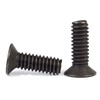 Phillips Flat Head Machine Screws 100 Degree Taper Black Oxide
