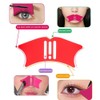 Red Silicone Nose Shadow Template, Nose Contour Tool, Eyebrow Shaping