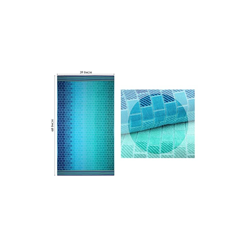 COTTON CRAFT Oversized Luxury Beach Towels - 2 Pack