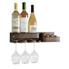 Rustic State Semillon Wall Mounted Wine Rack and Cork Storage
