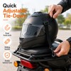 Elastic Motorcycle Helmet Strap for Rear Seat – Adjustable Nylon