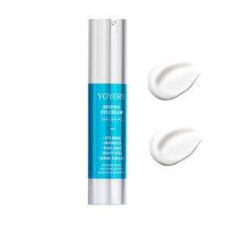 YOYORY Retinol Under Eye Cream - for Dark Circles and Puffiness, Eye Bags, Wrinkles Fine Lines Hydrates Moisturizes & Lifts (20ml)