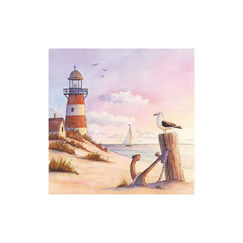 Serviettes "Abendstimmung am Meer" (Evening Mood by the Sea) Pack