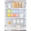 iDesign Crisp BPA-Free Plastic Stackable Tea Bag Organizer for Kitchen