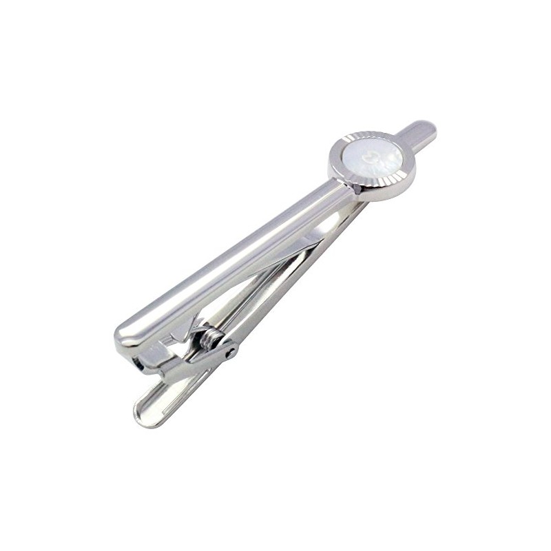 Mila Schon Mira, Sean round mother of pearl tie clip