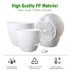 UOUZ 10/9/8 inch Self Watering Pots, Set of 3 Plastic