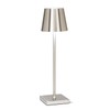 Abbott Collection Silver Classic Shade LED Table Light/Lamp - 15"H