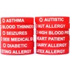 SayitBands Asthma Medical Alert Wristband Bracelet in Red