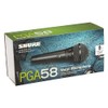 Shure Micrófono para Voces PGA58, Incluye Cable XLR-XLR