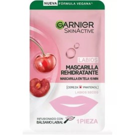 Garnier Mascarilla Rehidratante Para Labios Cereza