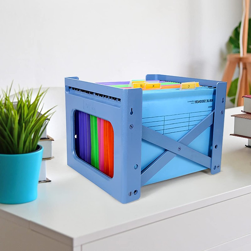 20PCS A4 Suspension Files, Polypropylene Filing Cabinet Suspension Files with