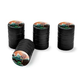 Graphics and More Sexy Mermaid On Rock Tire Rim Wheel Aluminum Valve Stem Caps