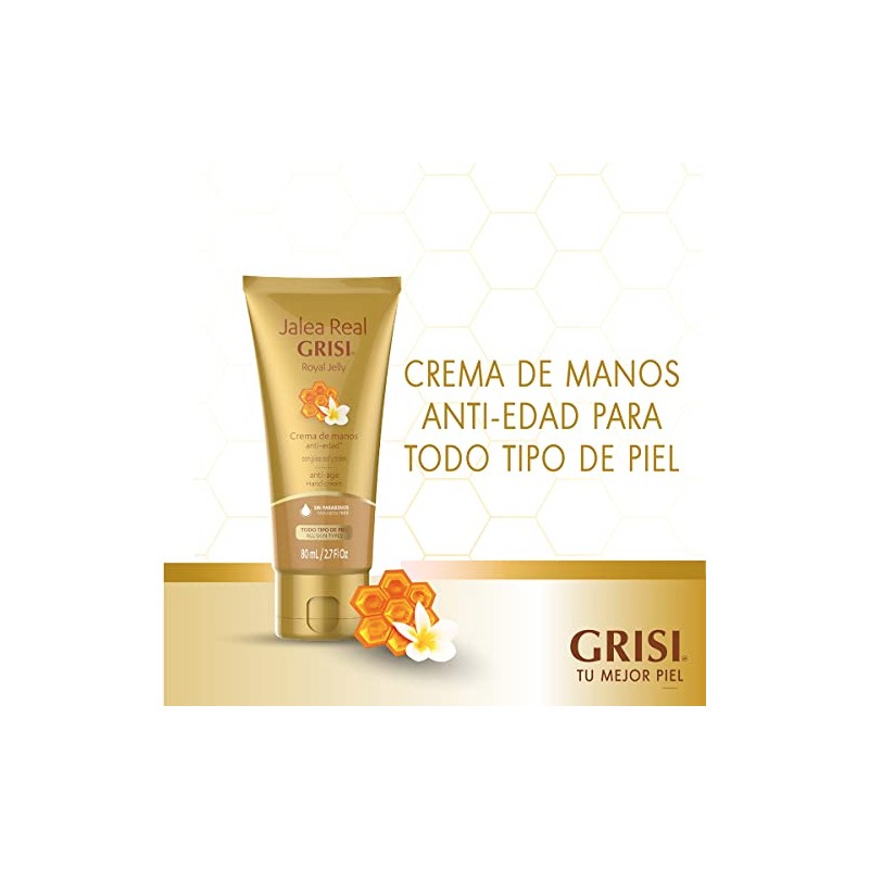 Jalea Real Grisi Jalea Real Cremas Para Manos 80ml, color,