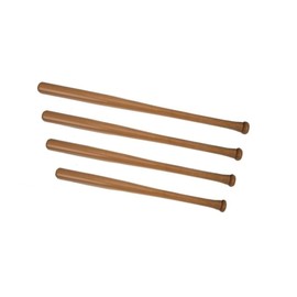 Baseball Bat in 9 Lengths and 2 Materials Alloy Bat Softball (Wood, Height 64 cm)