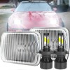 Unbranded 5x7" 7x6 LED Headlights H4 Projector Hi/Lo beam FOR