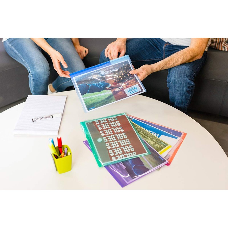 Tarifold A4 Envelope - Assorted Colours (Pack of 12)