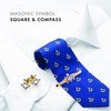 The Masonic Collection Mens Square Compass Set Gold Plated -