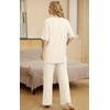 PrinStory Pajama Set for Women 2 Piece Lounge Set Pjs