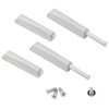 Magnetic Door Latches, Push to Open, 4 Pack Cabinet Push