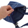 WOFASHPURET Denim Shoulder Bag for Women, Casual Tote Bag Retro
