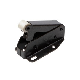 Gedotec Quick Spring Catch Door Push Lock Metal Automatic Furniture Catch for Cabinet Doors & Flaps Burnished Steel Pack of 1 Spring Snap Lock with Counterpart