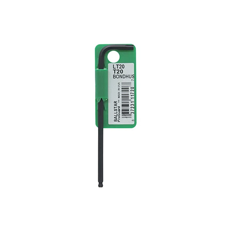 BONDHUS LT20 No.11720 Torx® Ball Point Ballstar™ L-Wrench T20 (Short